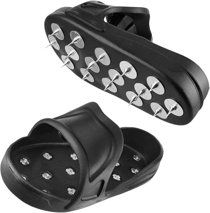 Sharp Epoxy Floor Spiked Shoes for Resinous Coatings EVA Soft Material Spiked by Unknown