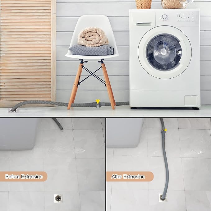 MyLifeUNIT Washing Machine Drain Hose Extension Kit And Universal Washer Drain - Image 8