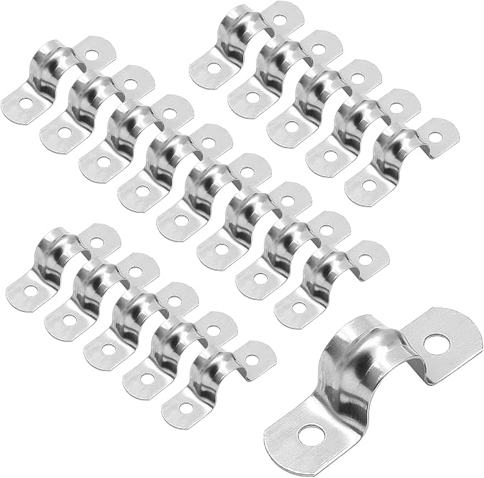 Bonsicoky M12 1/2" Rigid Pipe Strap, Stainless Steel, Pipe Clamp, 0.47" Width by Bonsicoky