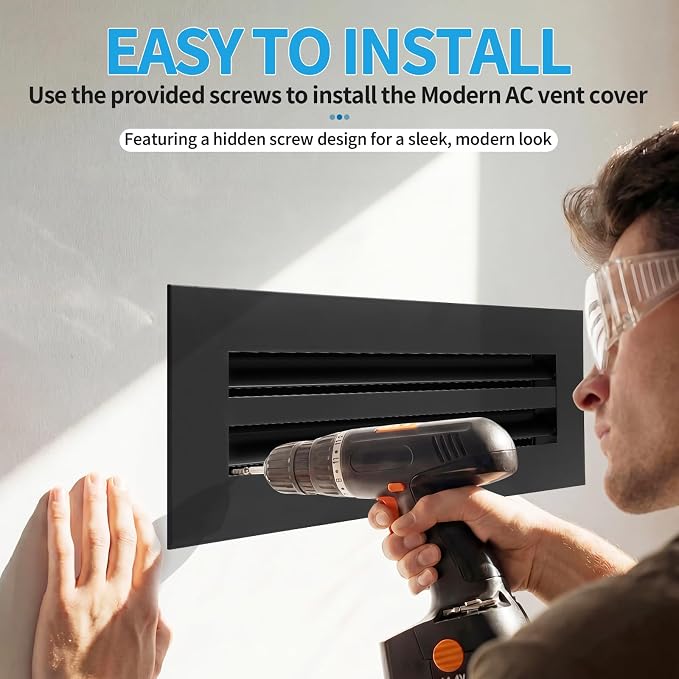 24x4 Modern AC Vent Cover, Decorative Air Vent Register Grille - Image 4