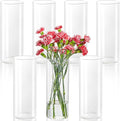 7pcs Glass Cylinder Vases for Centerpieces by TumblerHome