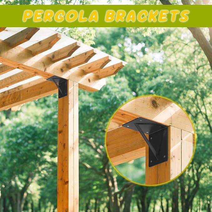 4 Pcs 6"x 6"x 3" L Shape Brackets - Image 7