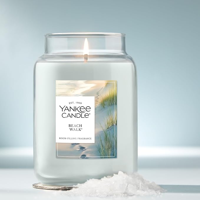 Yankee Candle Beach Walk Scented Candle, 22oz Large Jar - Image 4