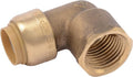 SharkBite 1/2 Inch x 1/2 Inch 90 Degree Female Adapter Elbow, Push to Connect by SharkBite