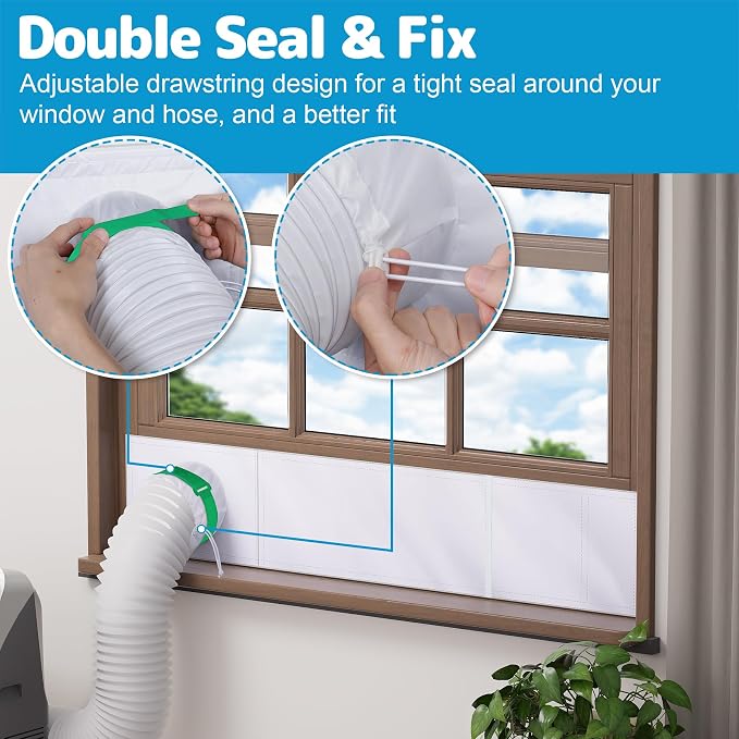 Air Jade Portable Air Conditioner Window Kit, Insulated Window Seal Kit - Image 6