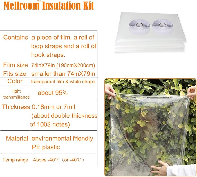 Adjutsable Window Insulation Kit 74inX79in - Image 2