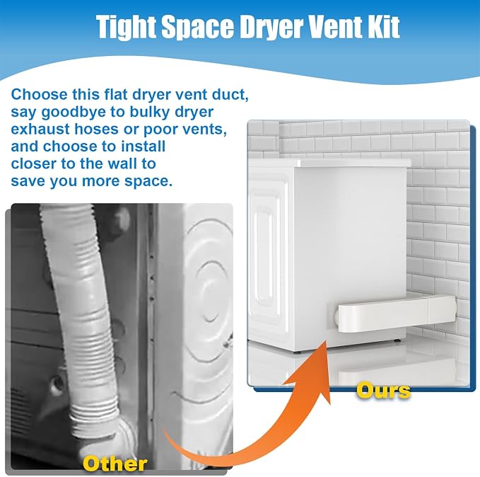 Upgraded UD48S 4 Inch Periscope Dryer Vent Kit, 17.7-29.5 Inch Adjustable - Image 7
