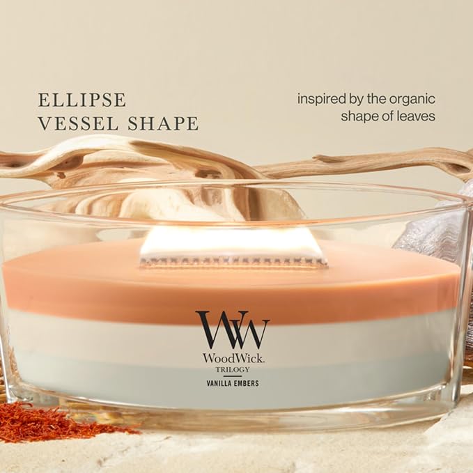 WoodWick Vanilla Embers Ellipse Trilogy Candle - Image 4
