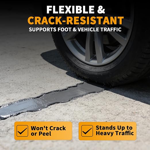 Concrete Crack Filler – Self-Leveling Cement Crack Repair Sealant, Waterproof & - Image 6