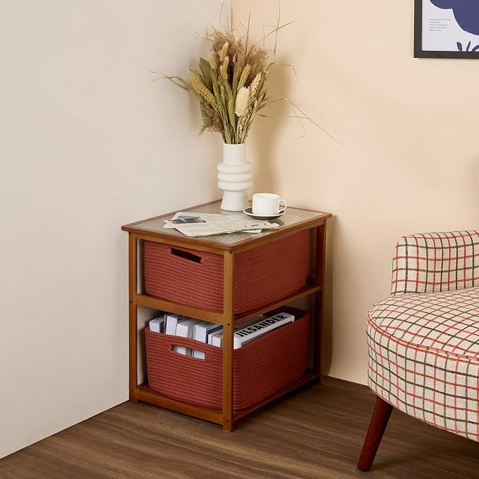 MiniArk Large Storage Baskets for Shelves, Baby Nursery, Toy Baskets Box - Image 8
