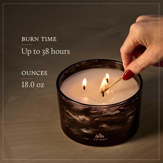 Thymes Noir Woods Scented Candles - Image 4