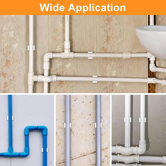 3/4 Inch PEX Clips Pipe Clamp 20 mm Pipe Hangers Pipe Holder PEX Tubing Clamps - Image 7