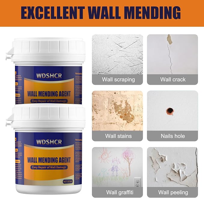 Drywall Repair Kit Drywall Hole Repair Patch Kits Wall Spackle Repair Paste - Image 5