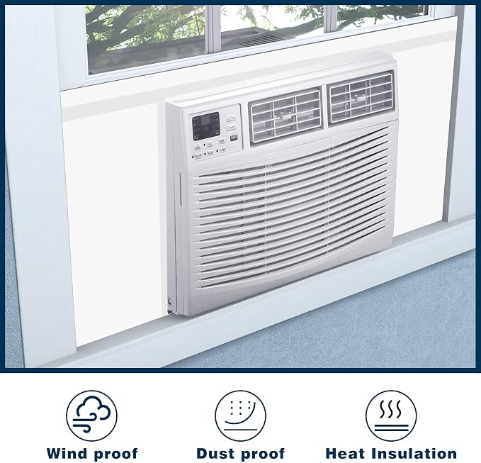AC Insulation Side Foam Panels for Window AC Unit, Indoor Air Conditioner Cover - Image 6