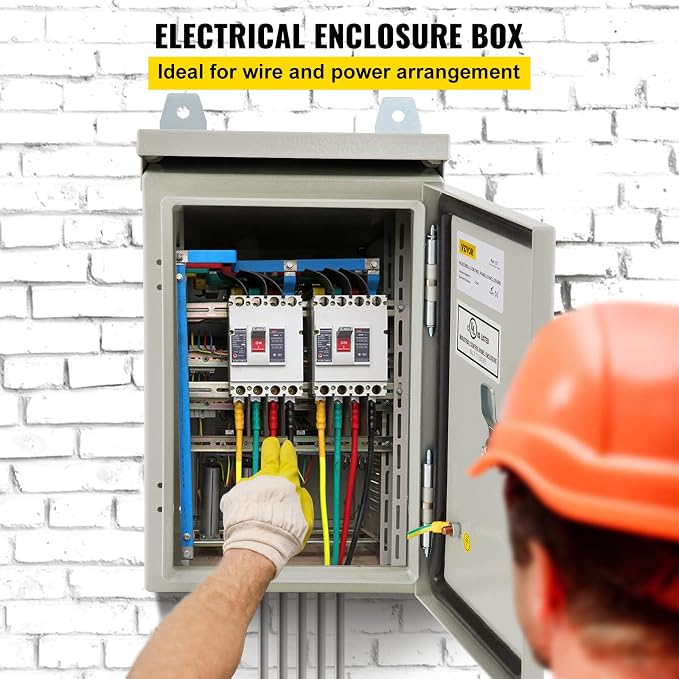 VEVOR Electrical Enclosure, UL Certified NEMA 4 Outdoor IP65 Waterproof - Image 2