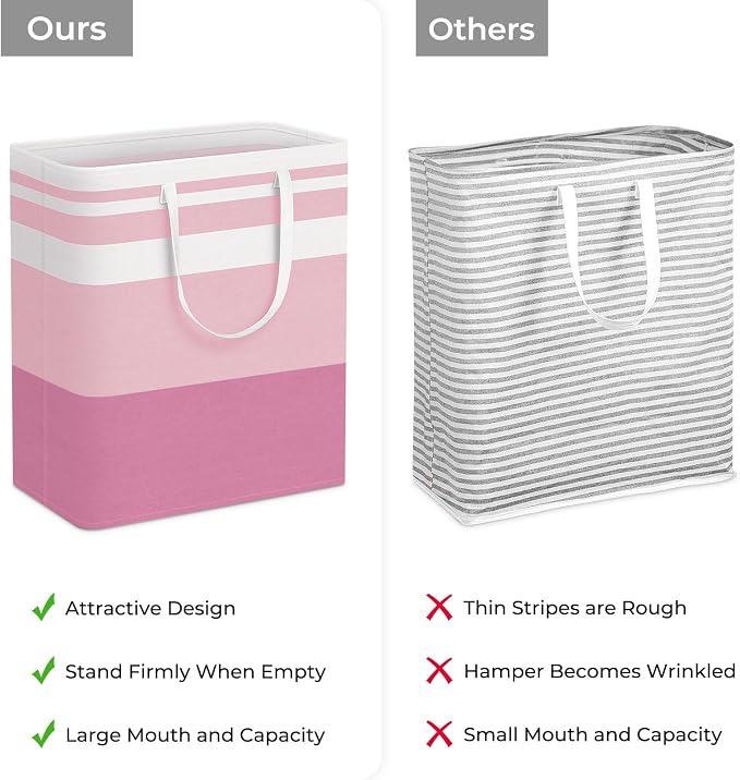 HomeHacks 2 Pack Large Laundry Baskets, Laundry Hampers Bags | Waterproof - Image 3