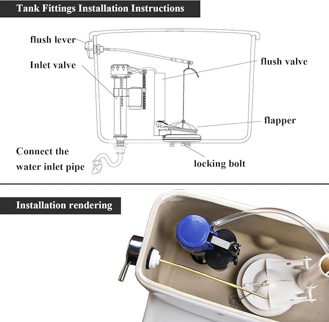 Toilet Flush Valve Replacement Kit - Image 5