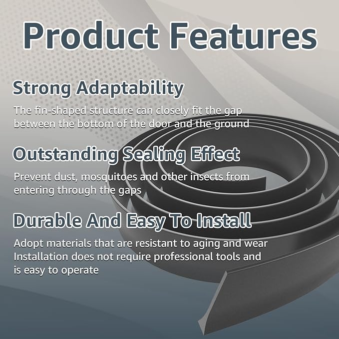 2Pcs Replacement for Andersen Storm Door Botton Sweep Fin Weatherstrip | - Image 7