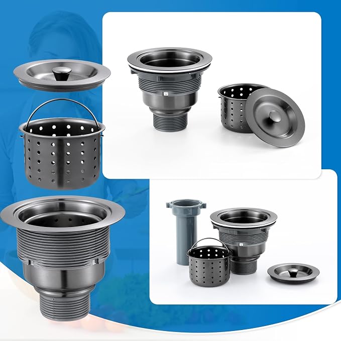 3-1/2-inch Kitchen Sink Drain - Image 7