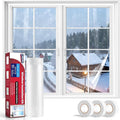 Window Insulation Kit, Fits up to 10 3' x 5' Windows by CANVINO