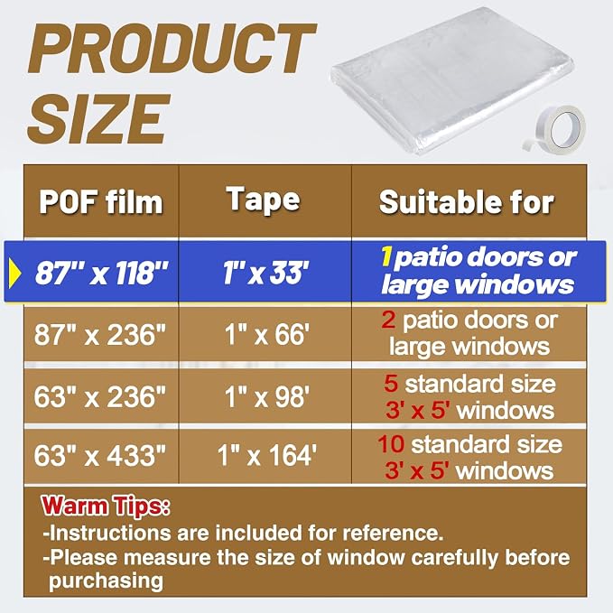 Apipi Patio Door Window Insulation - Image 4