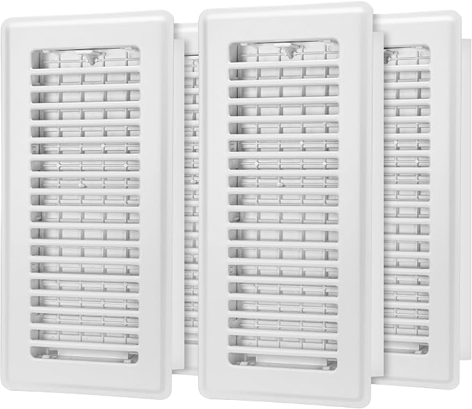 Floor Register 4x10, 4 Pack Floor Vent Covers by HQZHQZ