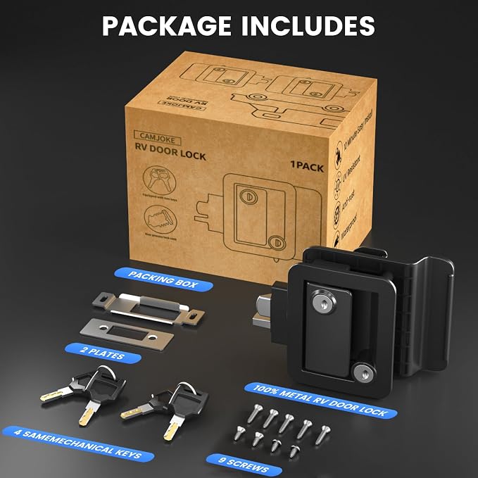 RV Door Lock, Camper Door Lock - Image 7