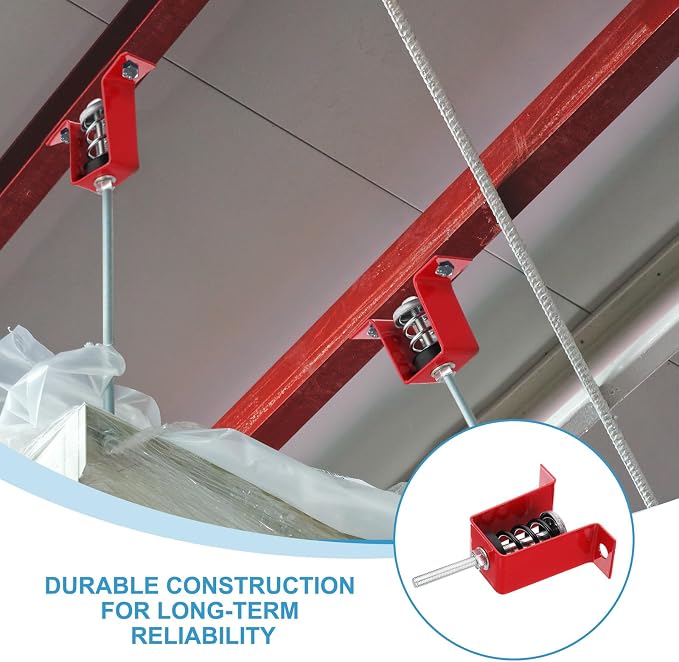 PATIKIL Ceiling Spring Vibration Isolator Hangers, 4 Pack 110lbs Mechanical - Image 4