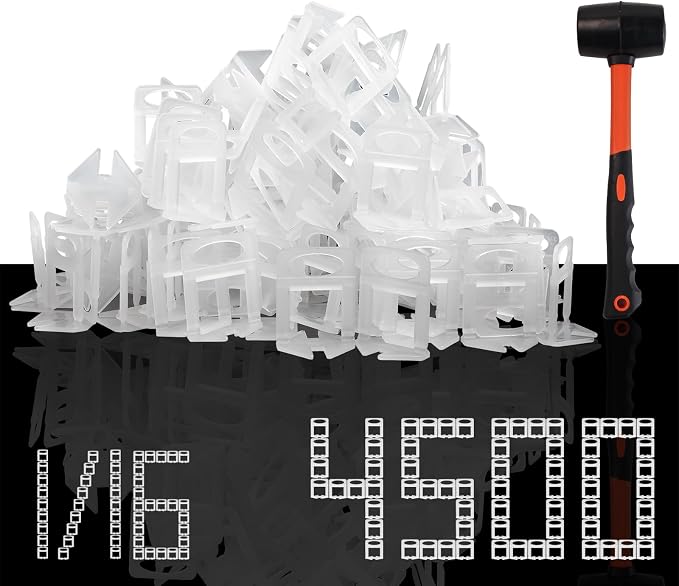 Storystore 4500pcs Tile Leveling Clips 1/16 Inch Tiles Spacers by Storystore
