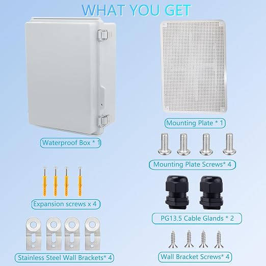 IP67 Waterproof Junction Box, ABS Plastic Electrical Enclosure - Image 8