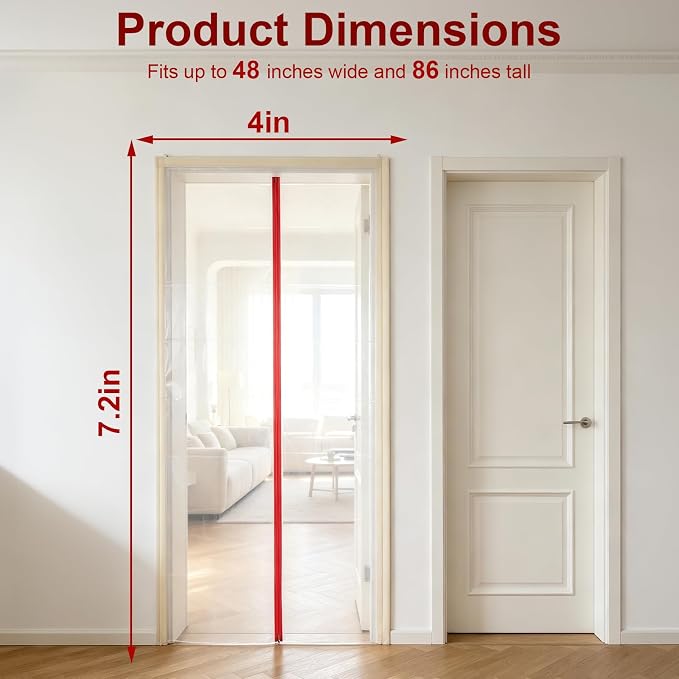 Dust Barrier Plastic Zipper Door Cover - Image 2
