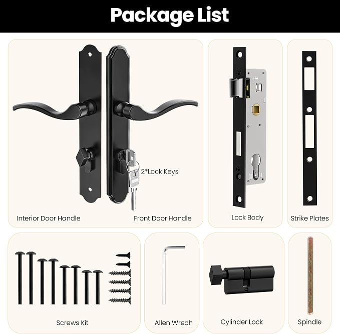 Storm Door Handle Accessory Set, 2-1/2" Handle PZ - Image 7