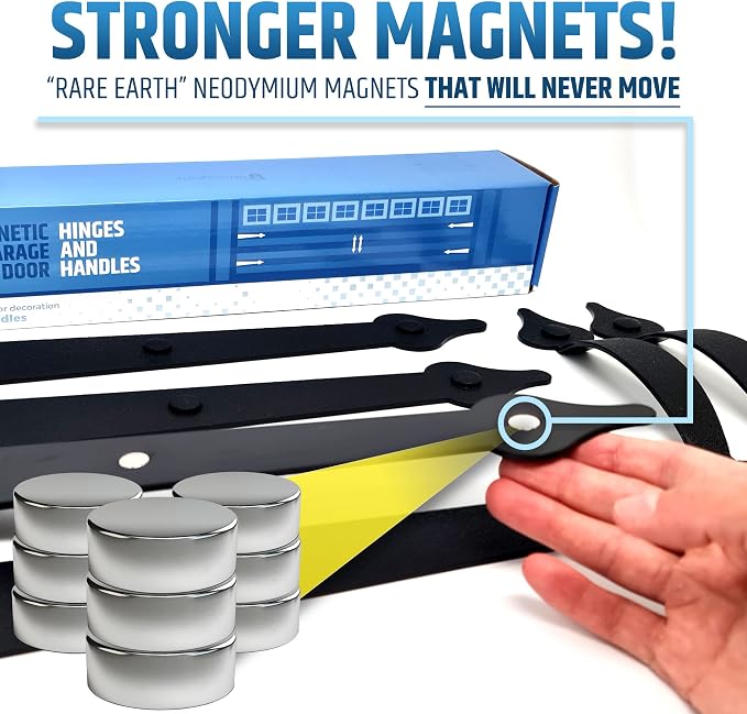 Premium Quality & Strong Magnetic Garage Door Decorative Hardware - Image 3