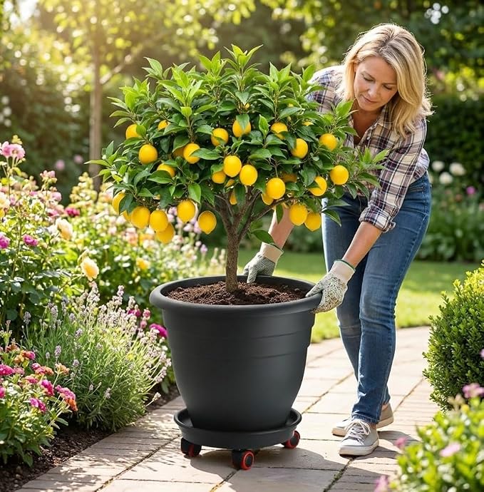 RooTrimmer 3 Pack 20 Inch Large Plant Pots - Image 6