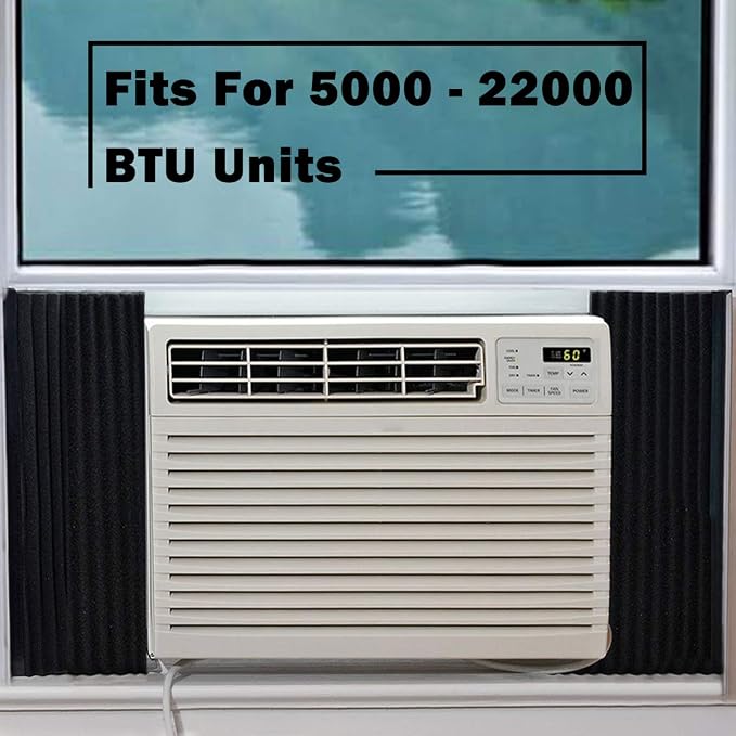 Window Air Conditioner Foam Insulation Panels, AC Side Insulating Panel Kit - Image 7