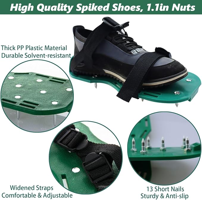 Self Leveling Tools Kit Spiked Roller 20 in 9 inch Epoxy Roller Spike Shoes - Image 4