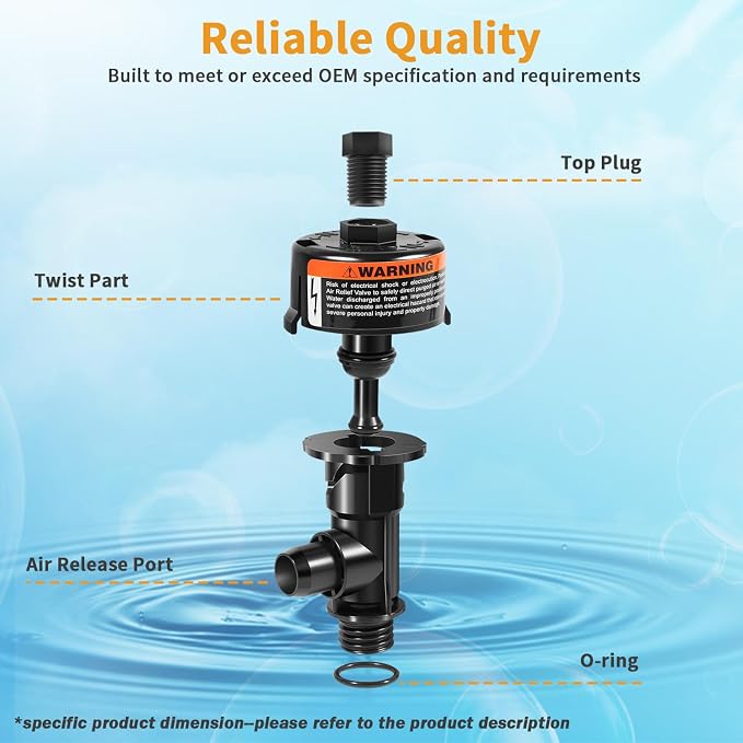 98209803 High Flow Manual Relief Valve Replacement/Air Relief Manual Valve - Image 6