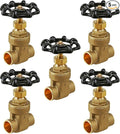 Midline Valve 427D223-5 Gate Valve, 1 in. Sweat Connection, Cast Brass by MidlineValve
