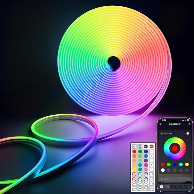 Lamomo LED Strip Lights RGB 16.4Ft, Neon Rope Lights by Lamomo