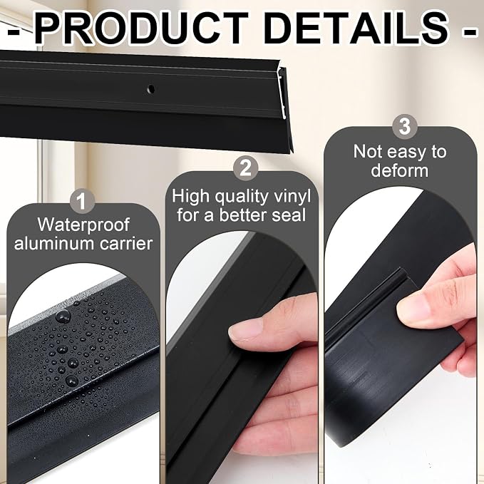 FoldTier 4 Pcs All-Season Door Sweeps - Image 3