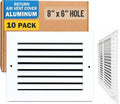 Fits 8x6 Hole | Aluminum Return Air Grille by Handua | Vent Cover Grill by Handua
