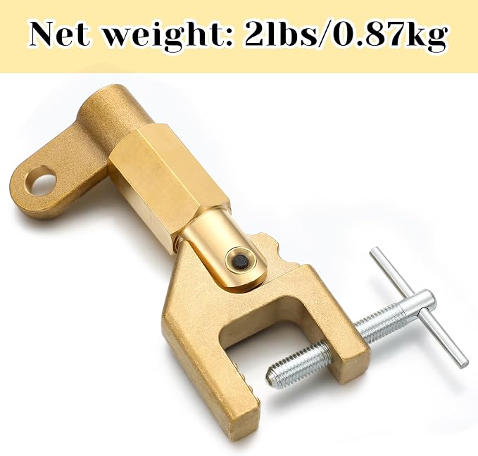 Pelopy Welding Ground Clamp Brass 0.87kg 600 Amp Ground Clamp Standard Solid - Image 7