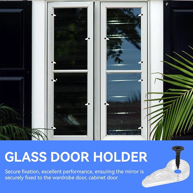 50 Cabinet Glass Retainer Clips, Glass retainer clips, Window Screen Clips | - Image 3