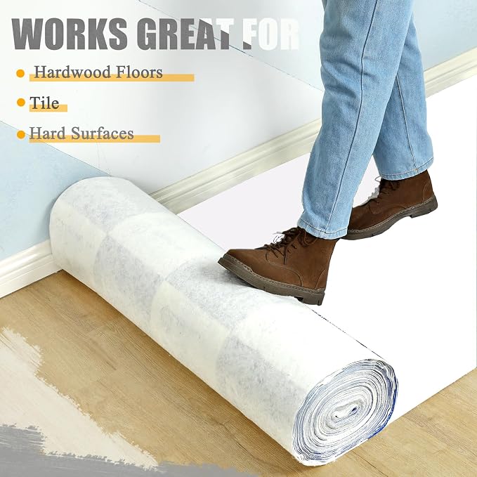 40"x100ft Floor Protector Film Roll Hardwood Temporary Renovation Cover - Image 4