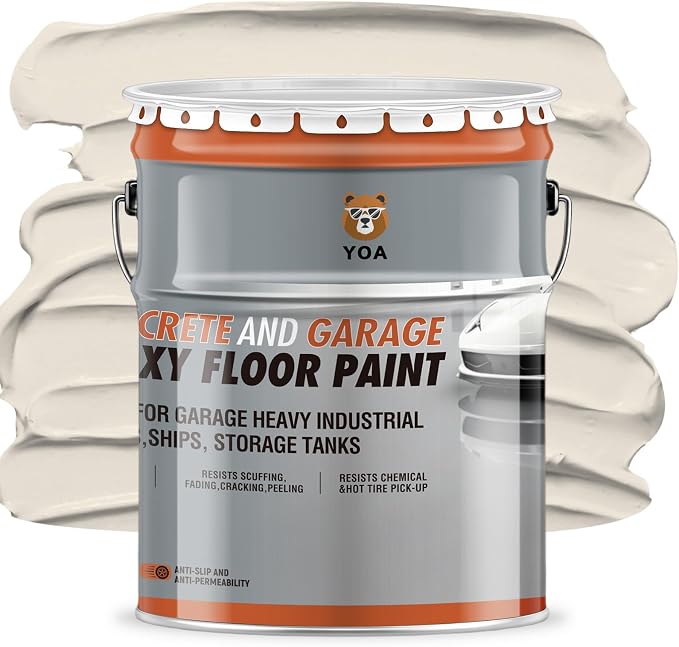 Epoxy Floor Paint Kit, 4 Gallon Beige - Image 8