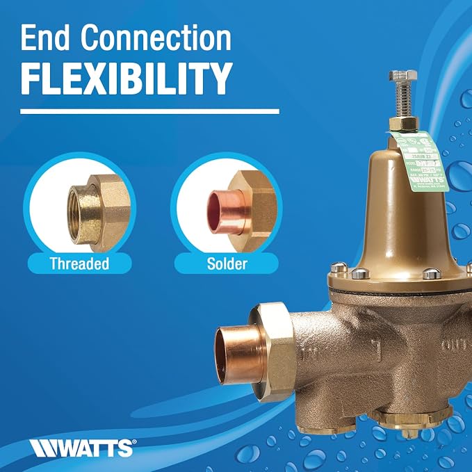 Watts LF25AUB-Z3 Lead-Free Water Pressure Reducing Valve 3/4" NPT - Image 13