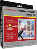 Indoor Window Insulator Kit- 5Windows（62-Inch x 210-Inch） by FonsBleaudy%C2%A0
