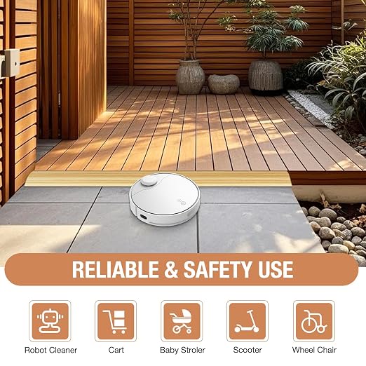 Floor Transition Strip Self Adhesive Vinyl Door Threshold Strip | Rubber - Image 2