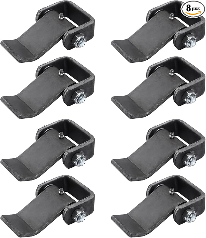 Greaseable Weld-On Trailer Hinges 8Pcs Strap Style Short Leaf Gate Hinges | by SPARKWHIZ