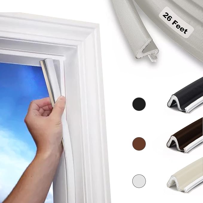 YZGJM Door Frame Kerf Non-Adhesive Weather Stripping Seal Strip PU Foam by YZGJM